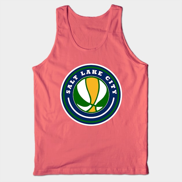 SALT LAKE CITY BASKETBALL Tank Top by LocalZonly